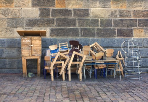 Various methods of furniture disposal including recycling and donation