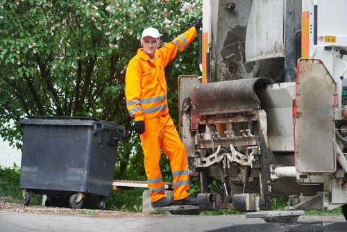 Professional team handling house clearance
